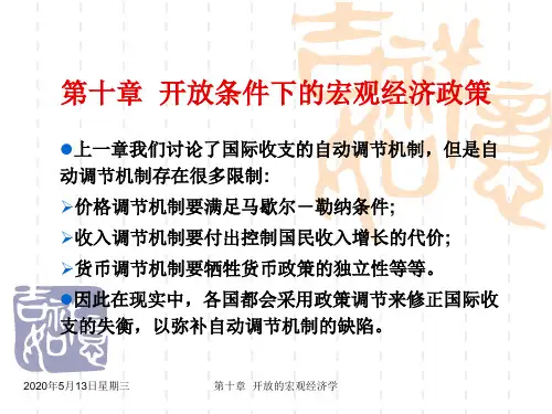 开放条件下的宏观经济政策.ppt