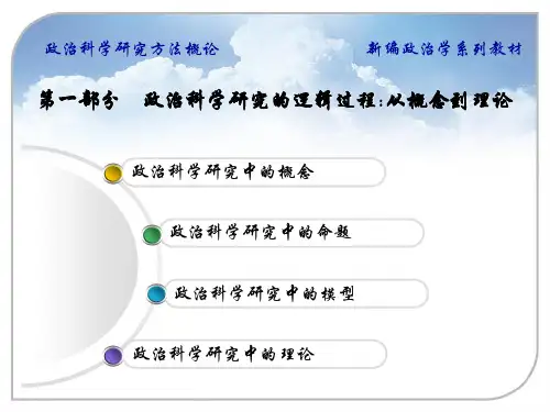 政治科学研究的逻辑过程