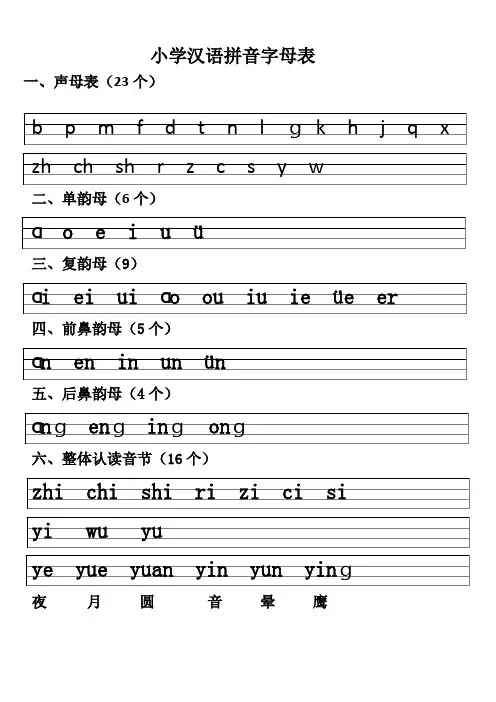 字母音节