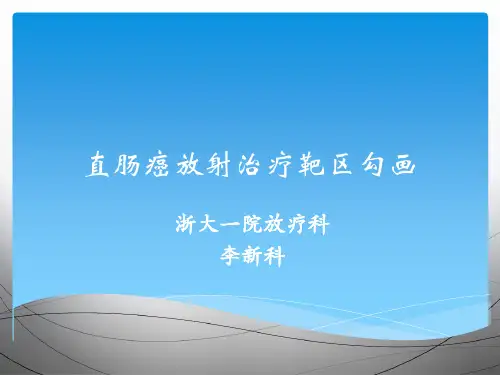 直肠癌放疗靶区勾画