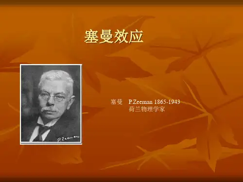 塞曼效应课件