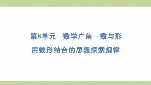 (新插图)人教版六年级上册数学 8 用数形结合的思想探索规律 知识点梳理课件