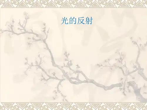 北师大物理八年级上册第五章2光的反射(共15张PPT)