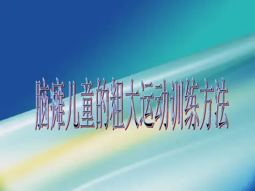 儿童康复案例训练.ppt课件