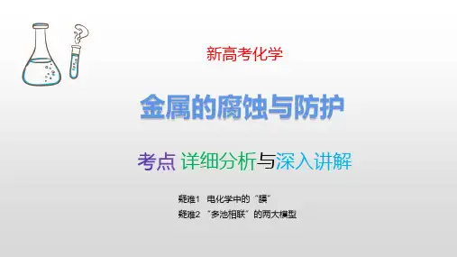 金属的腐蚀与防护 新高考化学 考点详细分析 深入讲解 提升解题能力 化学高考必看 最新版