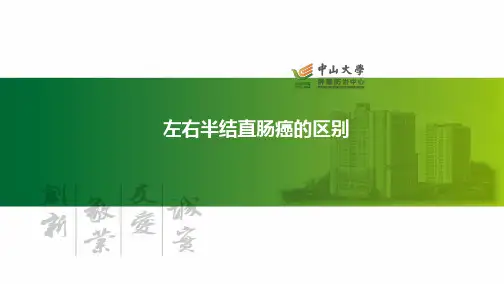 左右半结直肠癌的区别