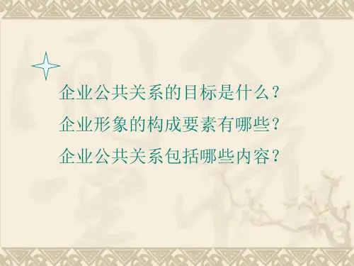 公共关系—第八章