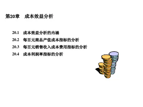 成本效益分析