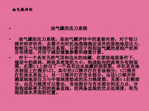 《油气藏评价》ppt课件