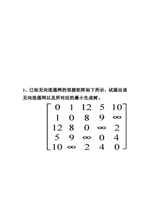 数据结构复习四