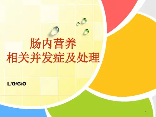 肠内营养并发症护理ppt课件
