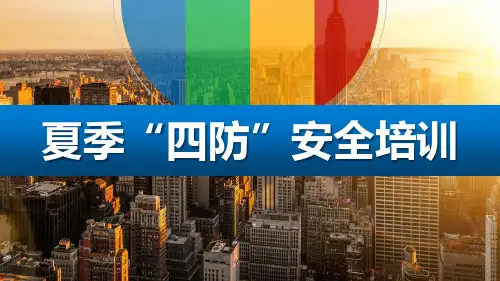 2024夏季“四防”安全培训(37页)