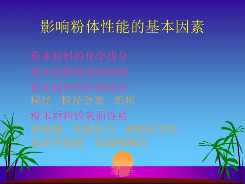 精选粉体表面处理技术