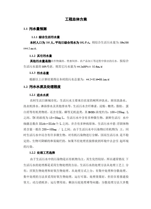 农村废水人工湿地处理