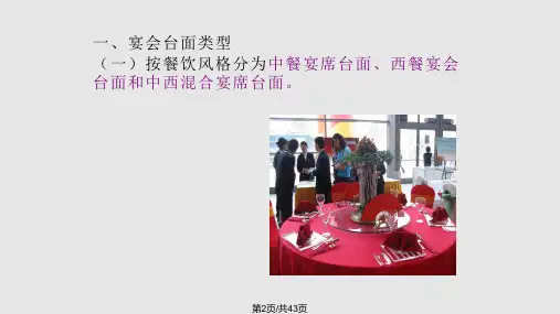 宴会台面的种类和设计要求解析