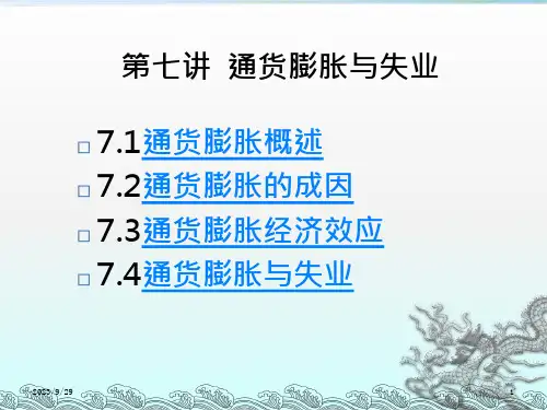 《失业和通货膨胀》课件