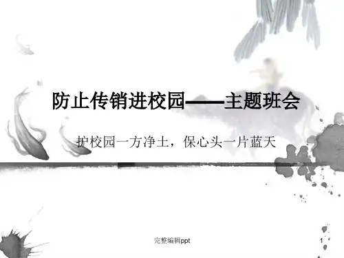 防止传销进校园ppt课件