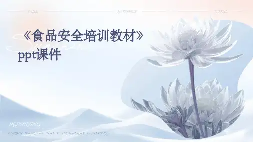《食品安全培训教材》课件