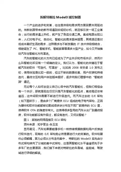 拆解特斯拉Model3域控制器