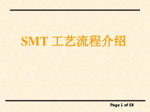 SMT工艺介绍  ppt课件