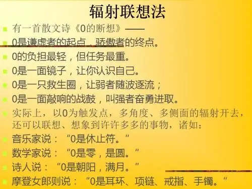 创新作文技法 PPT课件 4