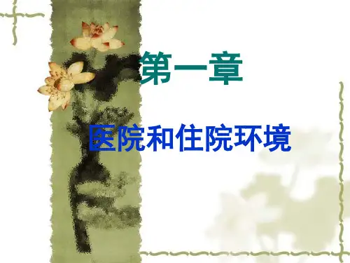 医院和住院环境 PPT课件