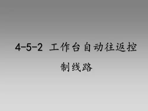 工作台自动往返控制线路课件