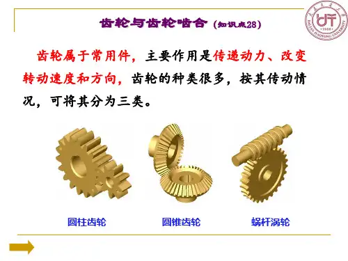 画法几何与工程制图(2017秋)知识点28—齿轮与齿轮啮合