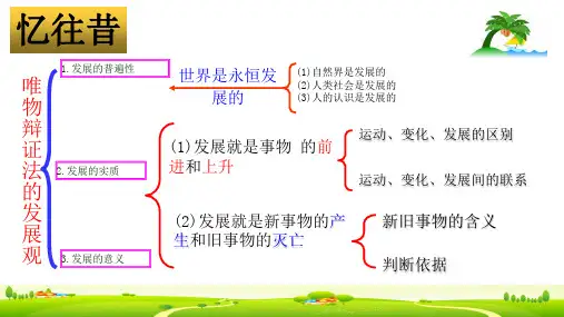 人教版高中政治必修四用发展的观点看问题ppt课件