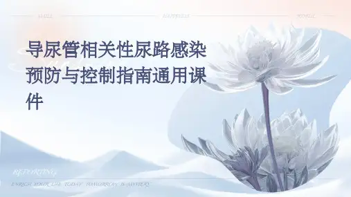 导尿管相关性尿路感染预防与控制指南通用课件