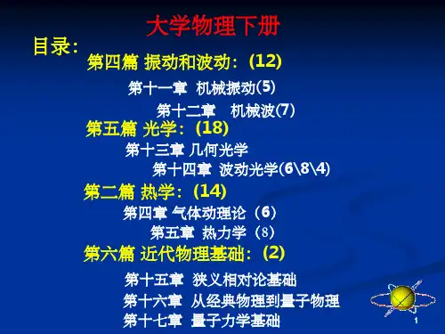 大学物理(简谐振动篇)PPT课件