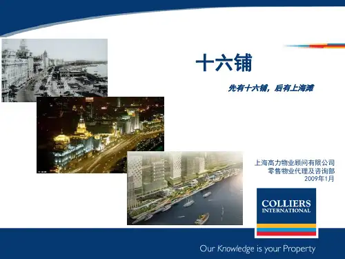 高力物业2009上海十六铺码头改建项目定位规划资料