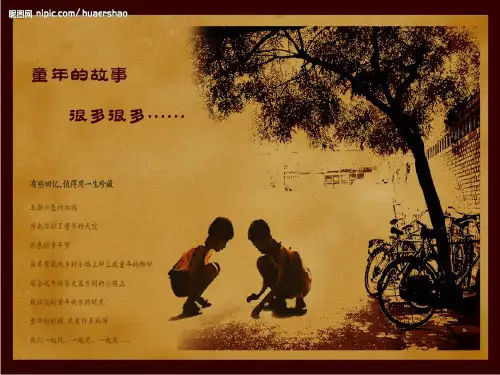 好书推荐《童年》PPT课件