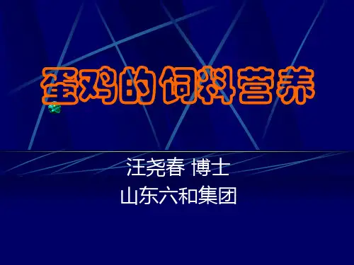 蛋鸡的饲料营养