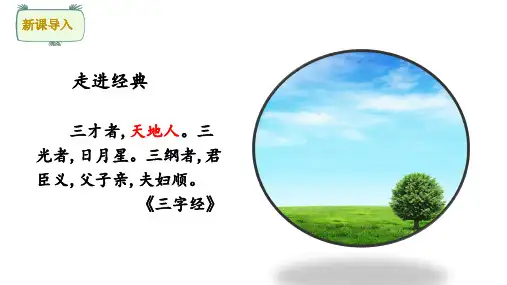 部编版一年级语文上册识字 1 天地人 课件(共20张PPT)