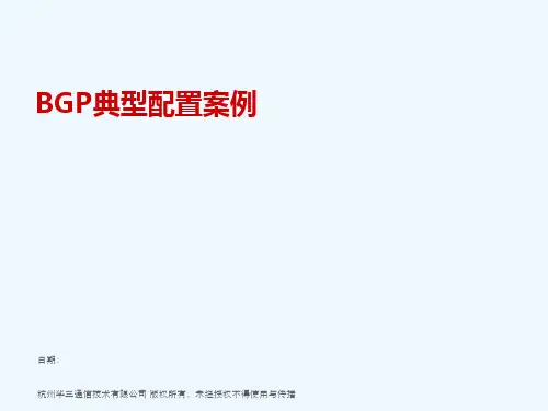 第15章 BGP典型配置案例