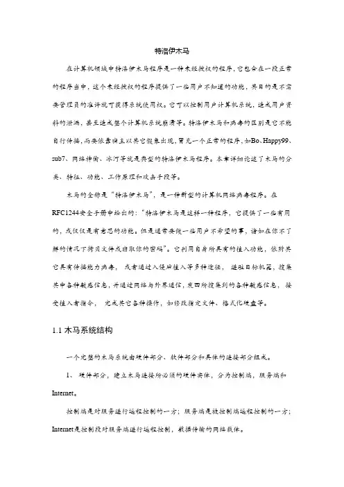 特洛伊木马外文翻译