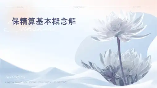 保险精算基本概念讲解课件