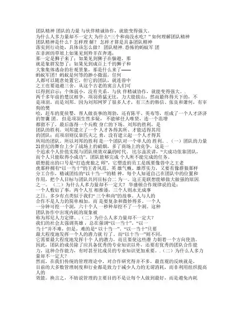 团队ppt课件