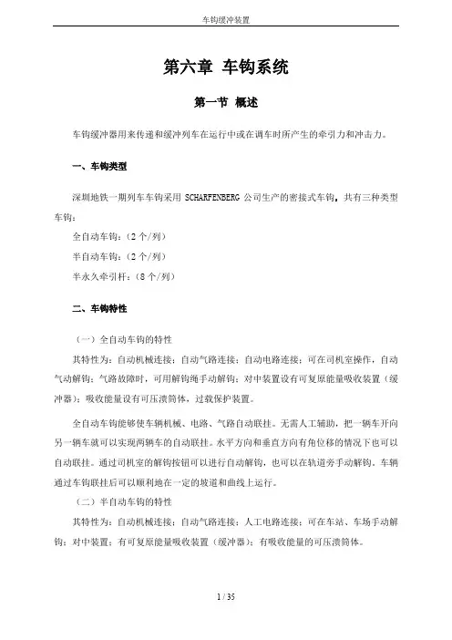 车钩缓冲装置