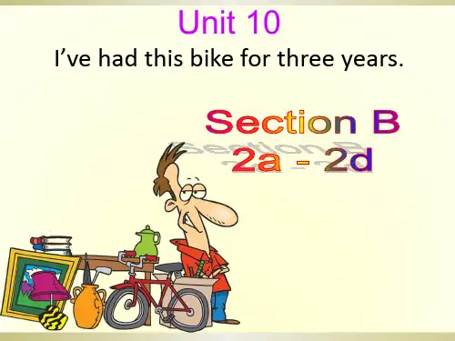 Unit 10 SectionA(2a-2d) 课件英语人教新目标八年级下册