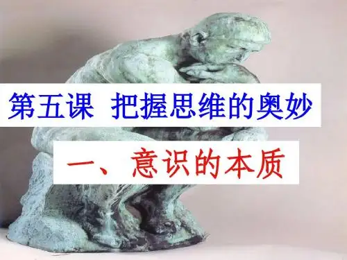 第五课把握思维的奥妙