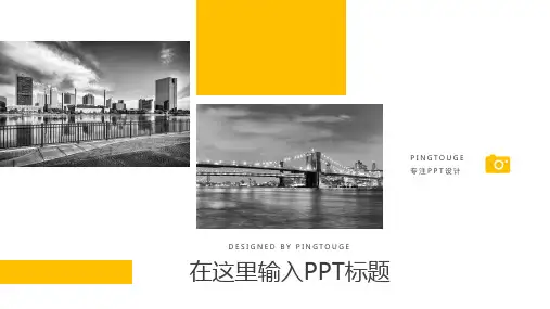 欧美高端自然极简阴影动态工作汇报ppt模板