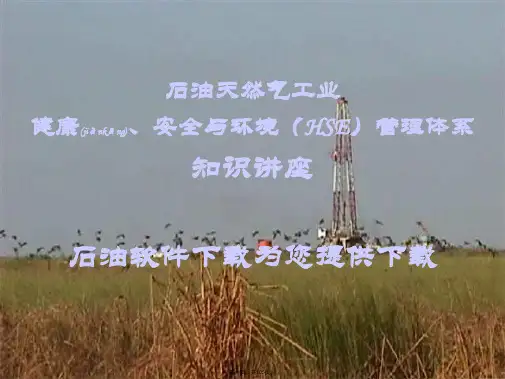 《HSE基本知识培训》PPT课件
