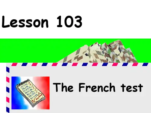 新概念英语第一册_Lesson103-104