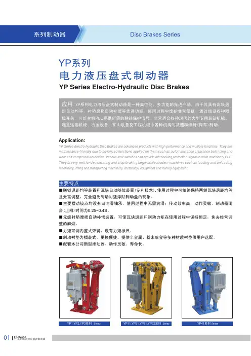 YP电力液压盘式制动器