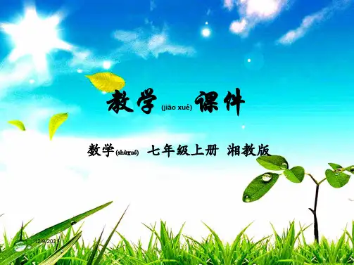 七年级数学上册 第2章 代数式 2.1 用字母表示数教学课件上册数学课件