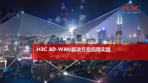 H3C AD-WAN解决方案应用实践