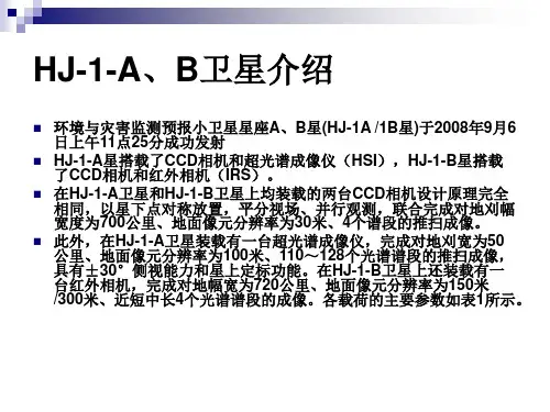 中国环境一号星分解