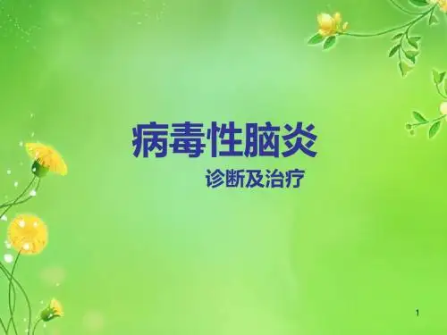 病毒性脑炎精选PPT